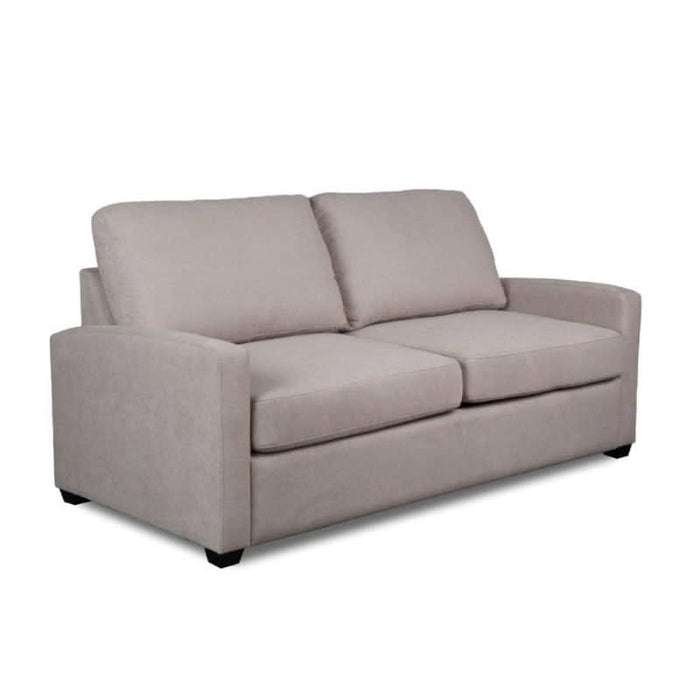 Transformable Zoe Sofa Bed in Chic Nougat, Ideal for Stylish, Space-Saving Homes