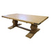 Elegant French Provincial Style Utah Coffee Table with Industrial Edge