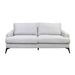 Elegant Barclay Deluxe Graphite 3-Seater Sofa in Lustrous Light Grey