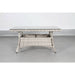 Luxury Light Grey Outdoor Seating with Easy-Clean Glass Coffee Table