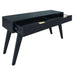 Modern Elegance: Majestic Gateway Ella 2-Drawer Console in Brushed Black