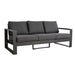 Contemporary Maderia Haven Outdoor Furniture Set in Chic Charcoal Finish