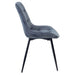 Giselle Enchantment Chair in Versatile Grey Tone with Powder-Coated Leg Finish