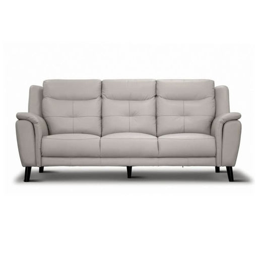 Captivating Silver Georgia 3-seater Lounge, exuding sophistication and charm