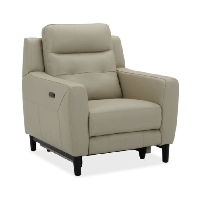 Premium Beige Electric Reclining Armchair for Luxe Lounging