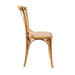 Luxurious Oak Wood Cafe Dining Chair with Artisan Craftsmanship