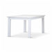 "Luxury Coastal Living with a Brushed White Durable Dining Table