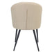 Beige Polyester and PU Blend Dining Chair for contemporary spaces