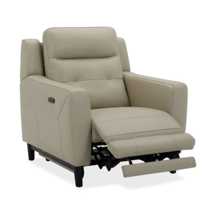 Sleek Beige Single Seater with High-Tech Comfort Features