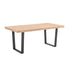 Stylish Urban Chic Boston Table with Durable Metal Base