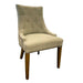 Sophisticated Beige Linen Chair – Perfect Accent for Any Room