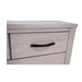 Sleek Brushed White Wash Tallboy - Florida Coastal Furniture with Generous Storage