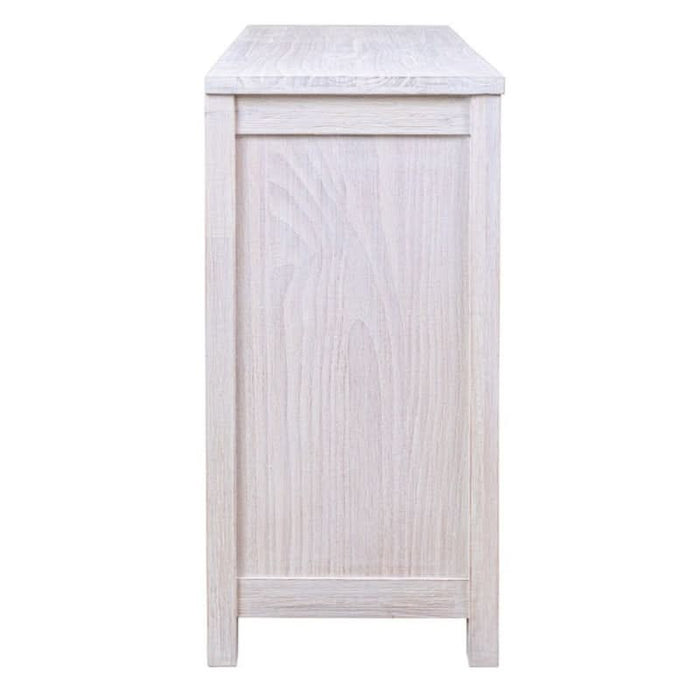 Timeless Coastal 6-Drawer Dresser - Brushed White Florida Elegance for Stylish Interiors