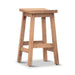 Stylish Honey Washed Mango Wood Stool for Chic Home Decor