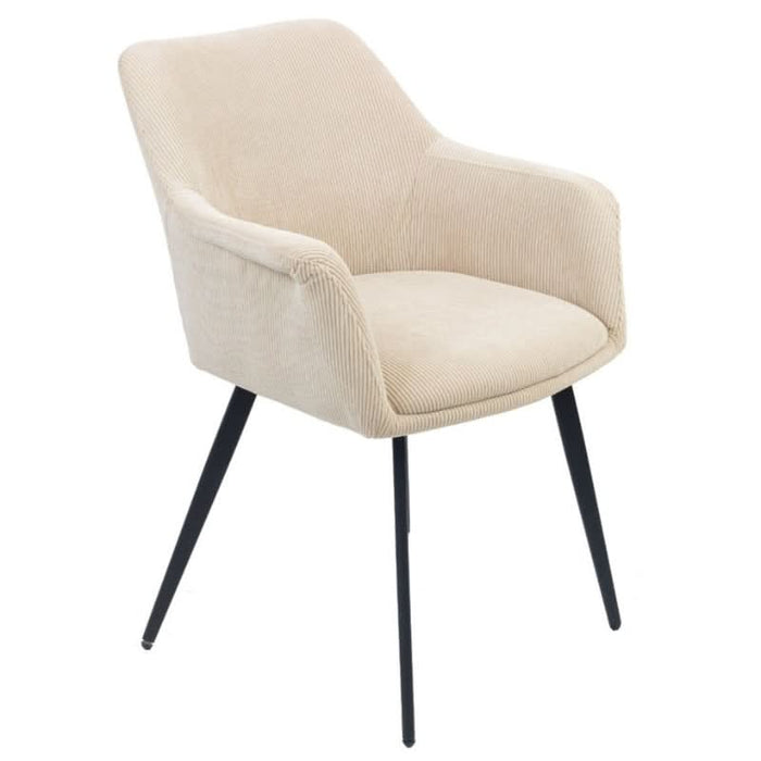 Contemporary Beige Waltz Chair with easy assembly design