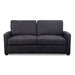 Elegant Zoe Double Sofa Bed in Graphite with Luxurious Memory Foam Mattress