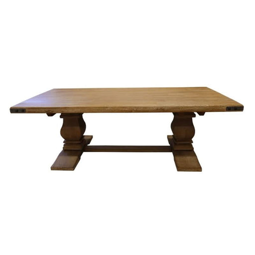 Sophisticated Utah Mango Wood Coffee Table in Warm Honey Wash Finish