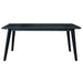 Luxurious Ella Dining Table with Modern Brushed Black Finish