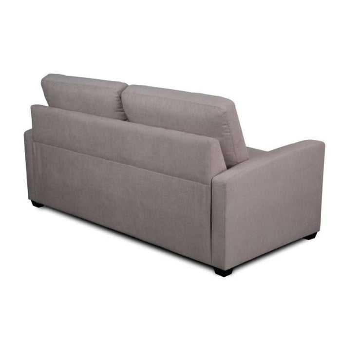 Versatile Zoe Sofa Bed in Nougat with Easy Conversion Mechanism and Memory Mattress