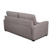 Versatile Zoe Sofa Bed in Nougat with Easy Conversion Mechanism and Memory Mattress