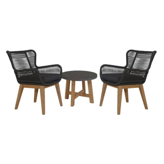 the Marrakesh Out 3Pc Chat Set: Where Elegance Meets Outdoor Leisure