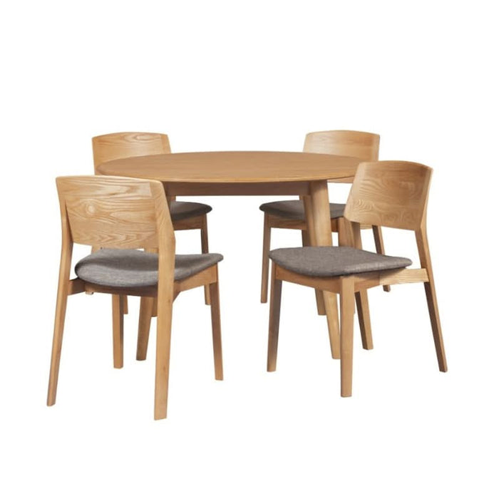 Lipwood Classic 5-Piece Oak Dining Set