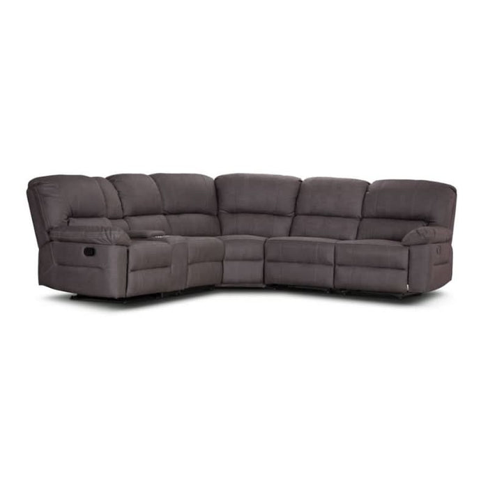 Jersey Luxe Recliner Sofa - Dual Comfort in Coffee Elegance