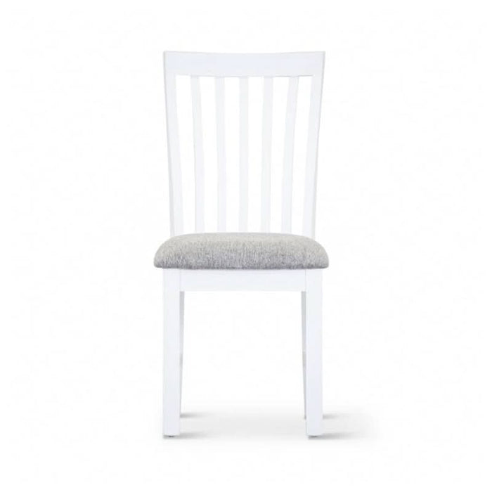 Stylish Dover White Coastal Dining Chair for Contemporary Homes