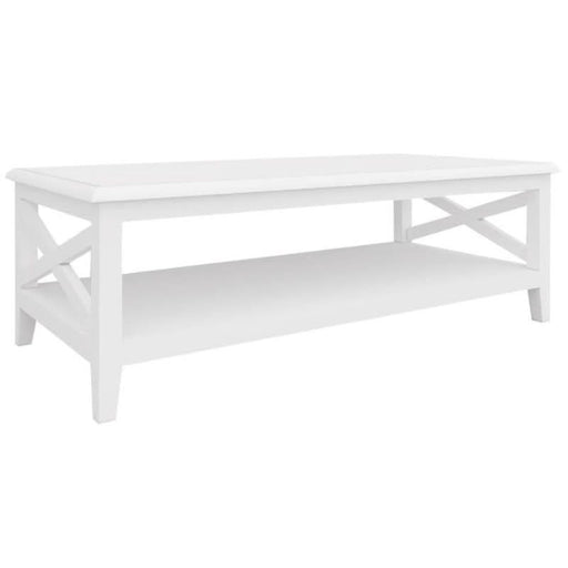 Hamptons Haven Rectangular Coffee Table - A Centerpiece of Grace and Function