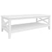 Hamptons Haven Rectangular Coffee Table - A Centerpiece of Grace and Function