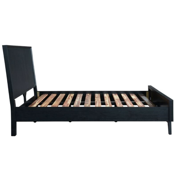 Modern Ella Queen Bed: Embrace Elegance in Black