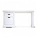 Elegant Shoreline Haven Desk in Brushed White for Coastal-Inspired Workspaces