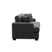 Comfort Meets Elegance in Hastings Fab Two-Seater Dark Grey Couch