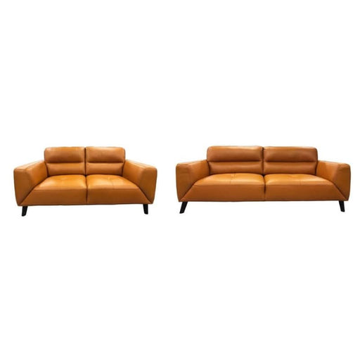 Sonoma Tangerine Dream Suite – Vibrant Leather 3+2 Seater Collection