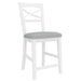 Luxurious Hamptons-Style High Chair in Crisp White Finish