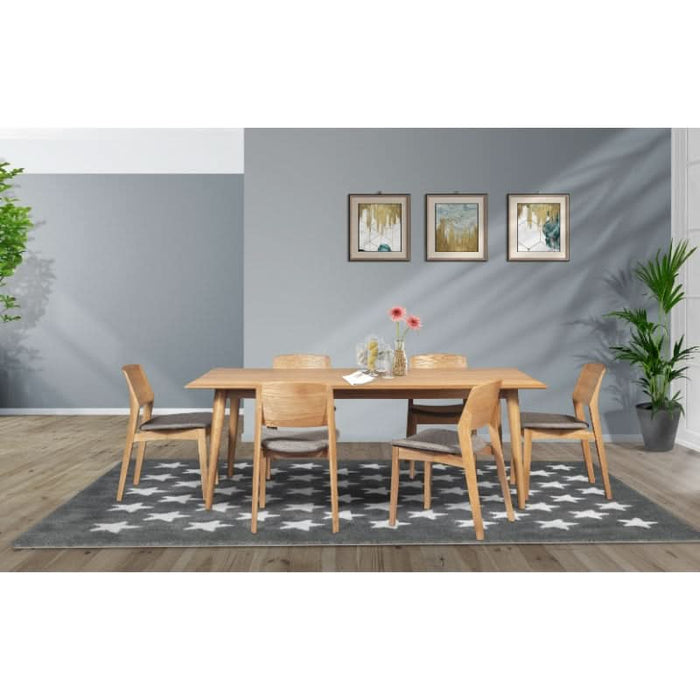 Lipwood Grandeur 7-Piece Oak Dining Set - Where Tradition Meets Elegance - Shopica Pty Ltd