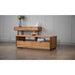 Elegant Galway Natural Marri Wood Coffee Table with Storage Drawers