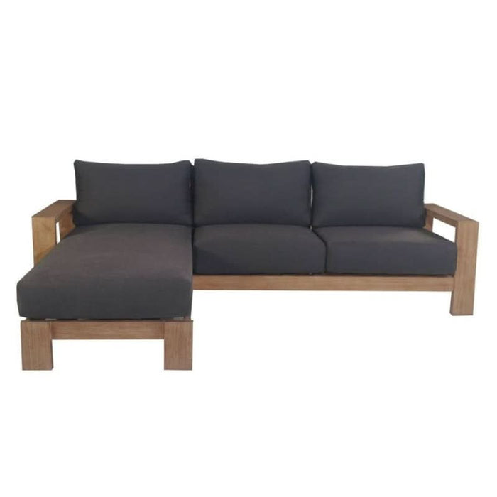 Eco-friendly Elegance: Dark Charcoal Marrakesh Outdoor Chaise Lounge