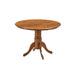 Elegant Mackay Regal Round Walnut Dining Table 