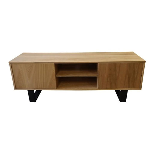 Sturdy and Stylish Boston Serenity Entertainment Unit in Natural Finish