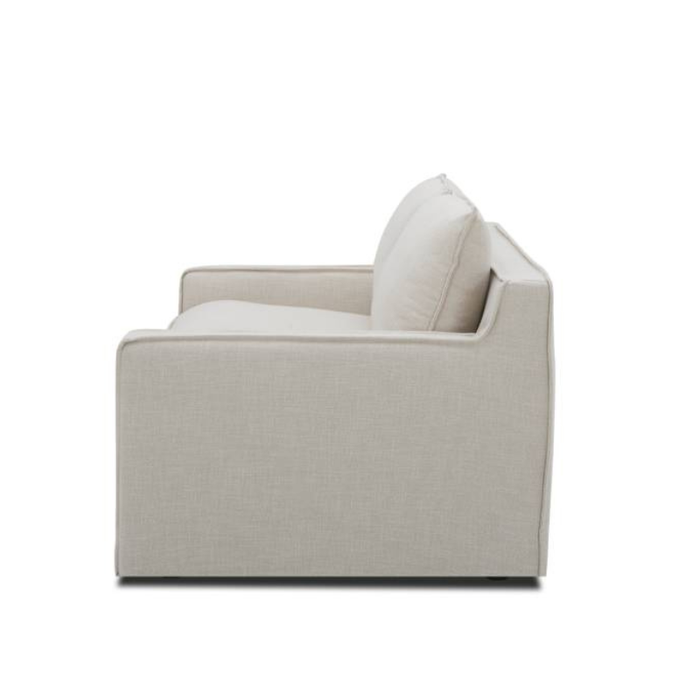 Durable and Sophisticated Logan 2-Seater Lounge with Removable Washable Cover for Easy Care.