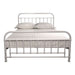 Chic Pristine White Akira Queen Bed - Modern Elegance for Your Sleeping Space