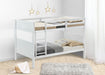 Welling Shaker-Inspired Dual Comfort Bunk Bed - White - Shopica Pty Ltd