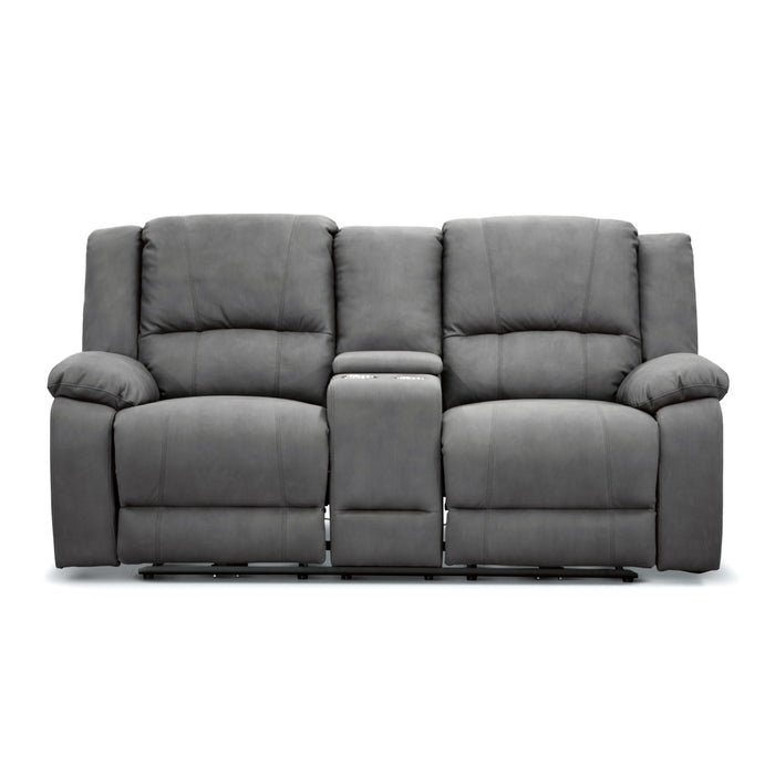 Captain 3 Seater Smart Console Sofa Lounge With USB / Reading Lamp - Shopica Pty Ltd