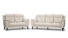 Georgia 2 + 3 Seater Lounge Set In Silver - Shopica Pty Ltd