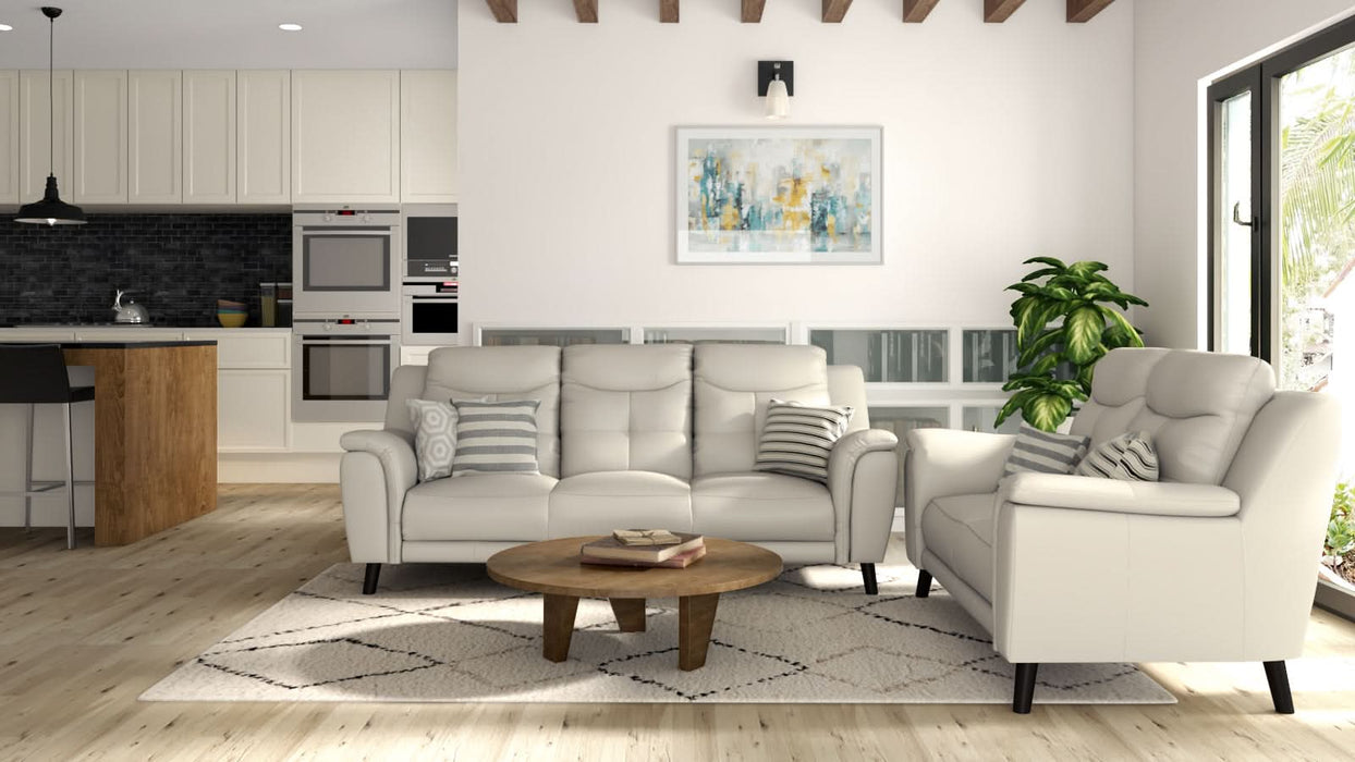 Georgia 2 + 3 Seater Lounge Set In Silver - Shopica Pty Ltd