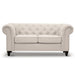 Taegon Luxe Chesterfield 3 Seater and 2 Seater Beige Sofa Set - Shopica Pty Ltd