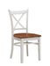 Hobart Haven Dining Table in White & Oak - Shopica Pty Ltd