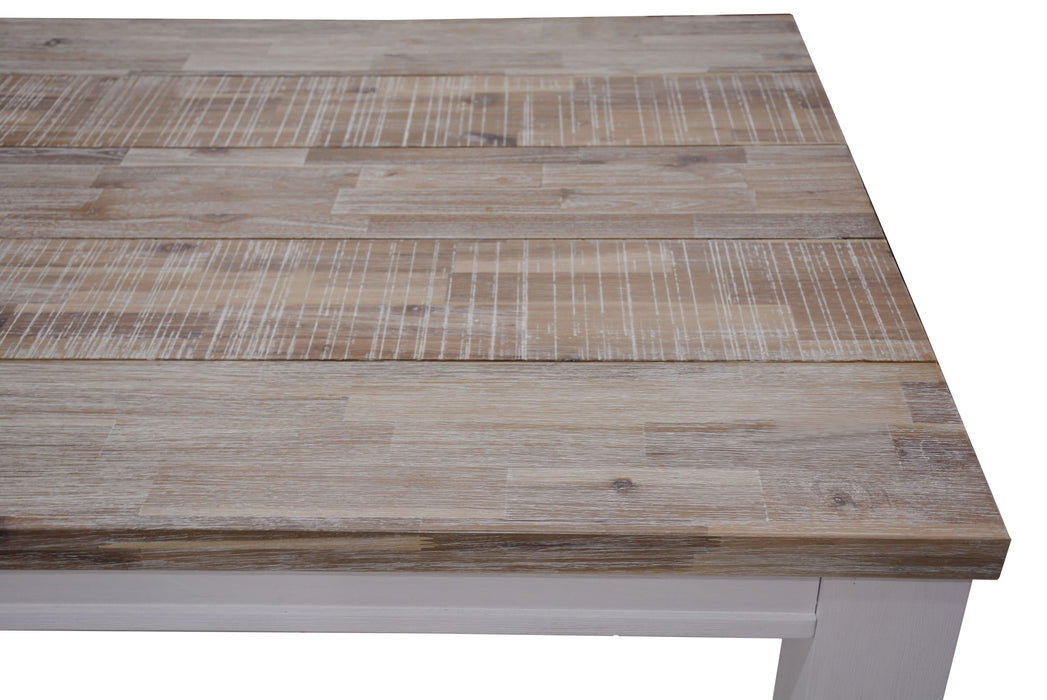 Homestead Solid Acacia Timber Dining Table - Shopica Pty Ltd