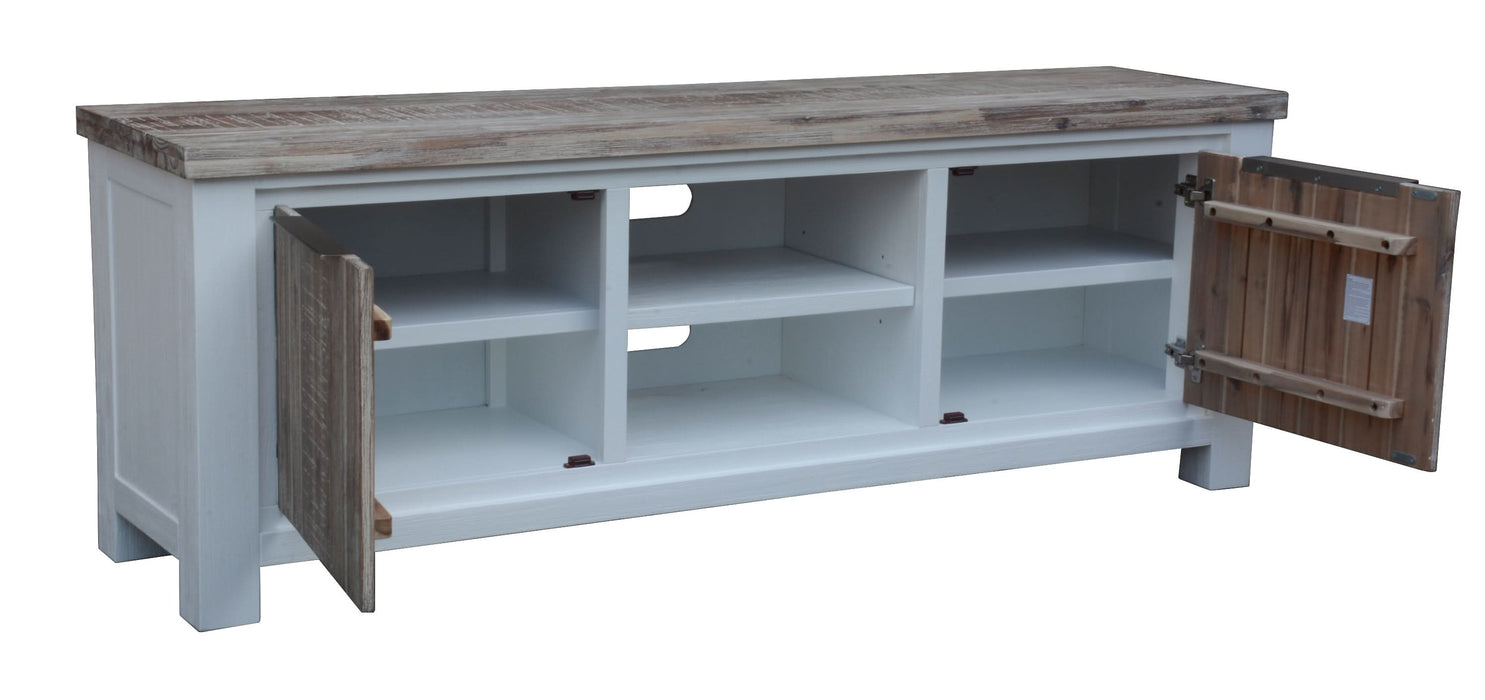 Homestead Entertainment Unit With Dual Doors & Niches - Shopica Pty Ltd